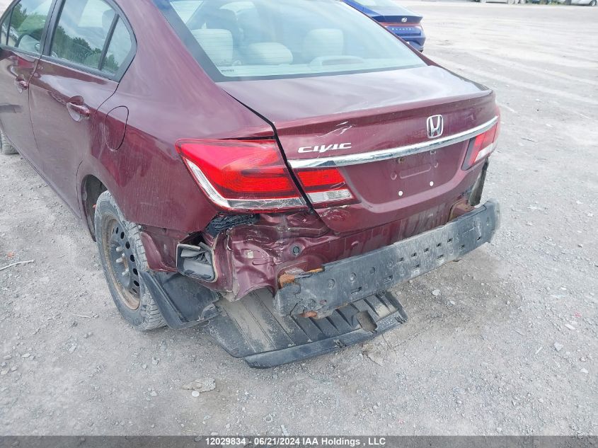 2013 Honda Civic Sdn VIN: 2HGFB2F47DH017438 Lot: 12029834