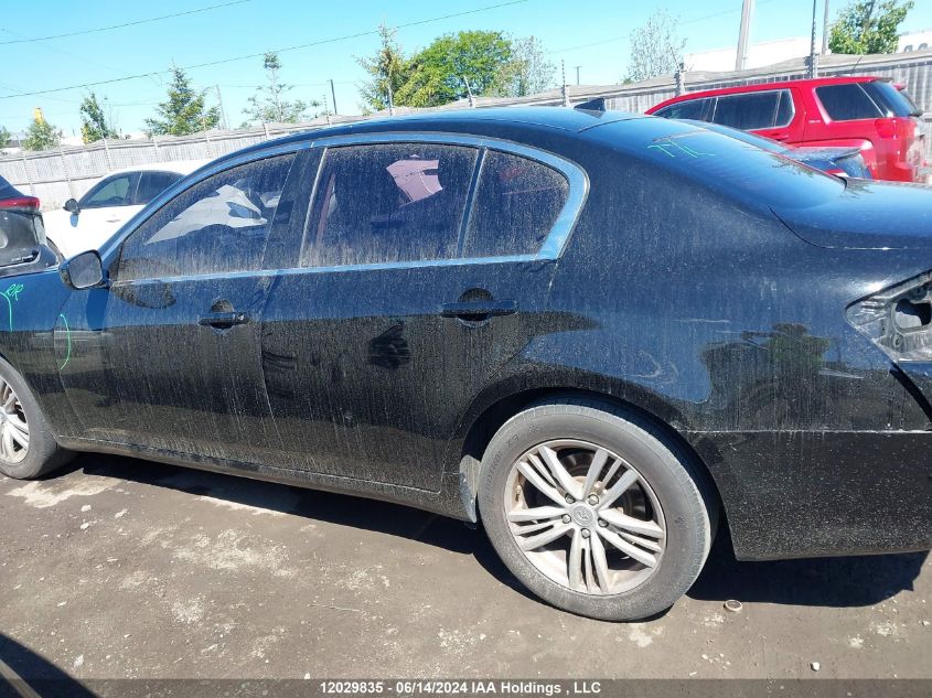 2012 Infiniti G37 VIN: JN1CV6AR4CM683058 Lot: 12029835