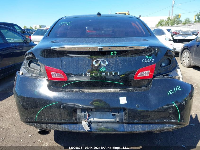 2012 Infiniti G37 VIN: JN1CV6AR4CM683058 Lot: 12029835