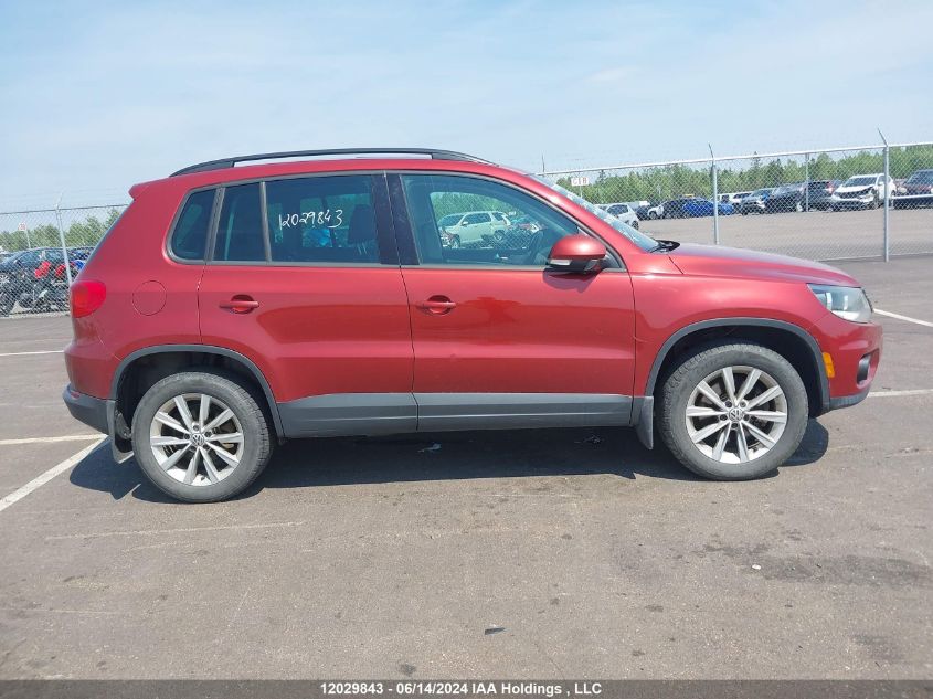 2015 Volkswagen Tiguan VIN: WVGJV7AX1FW030734 Lot: 12029843