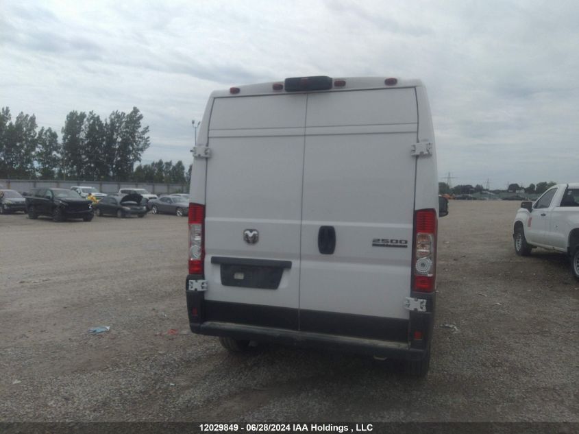 2023 Ram Promaster 2500 2500 High VIN: 3C6LRVDG7PE523189 Lot: 12029849