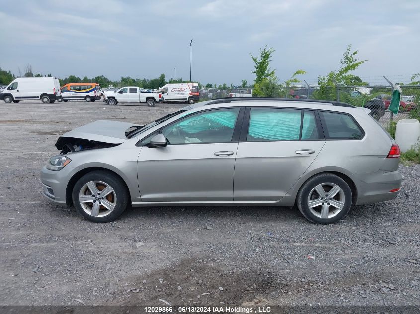 2019 Volkswagen Golf Sportwagen VIN: 3VWT57AU6KM508320 Lot: 12029866