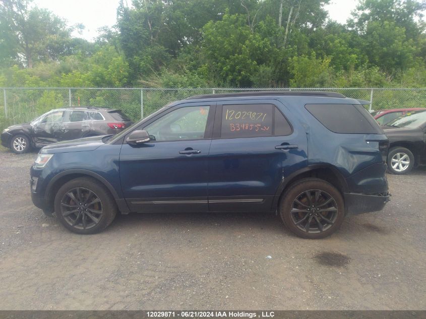 2017 Ford Explorer Xlt VIN: 1FM5K8D85HGB34855 Lot: 12029871