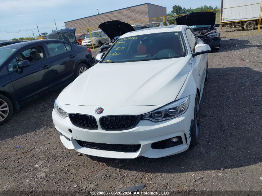 2014 BMW 4 Series VIN: WBA3N5C59EF715539 Lot: 12029883