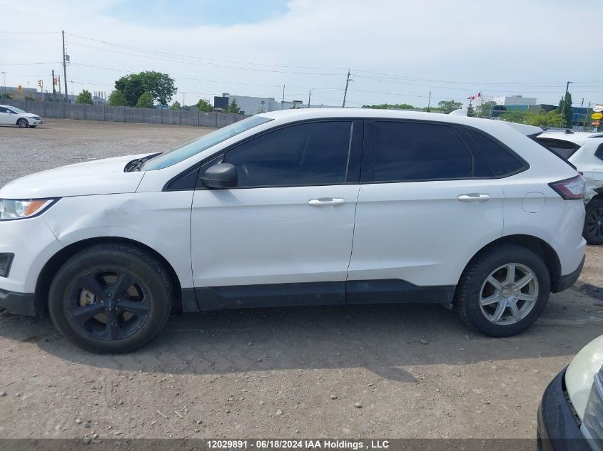 2017 Ford Edge Se VIN: 2FMPK4G98HBC00277 Lot: 12029891