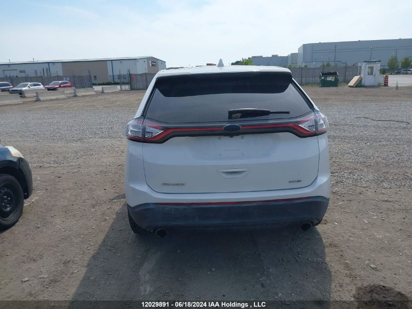 2017 Ford Edge Se VIN: 2FMPK4G98HBC00277 Lot: 12029891