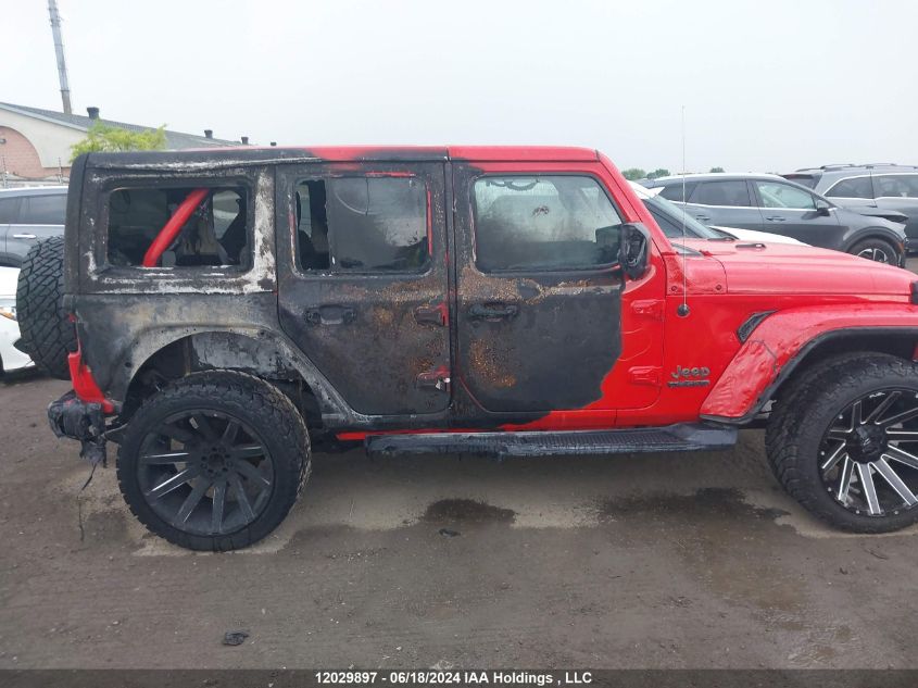 2021 Jeep Wrangler Unlimited Sahara VIN: 1C4HJXEG4MW683287 Lot: 12029897