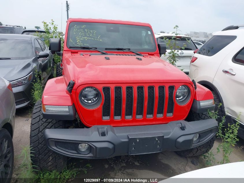 2021 Jeep Wrangler Unlimited Sahara VIN: 1C4HJXEG4MW683287 Lot: 12029897