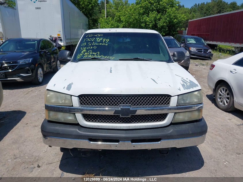 2003 Chevrolet Silverado 1500 VIN: 2GCEC19V831318054 Lot: 12029899