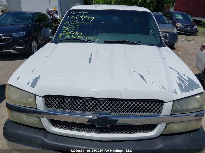 2003 Chevrolet Silverado 1500 VIN: 2GCEC19V831318054 Lot: 12029899