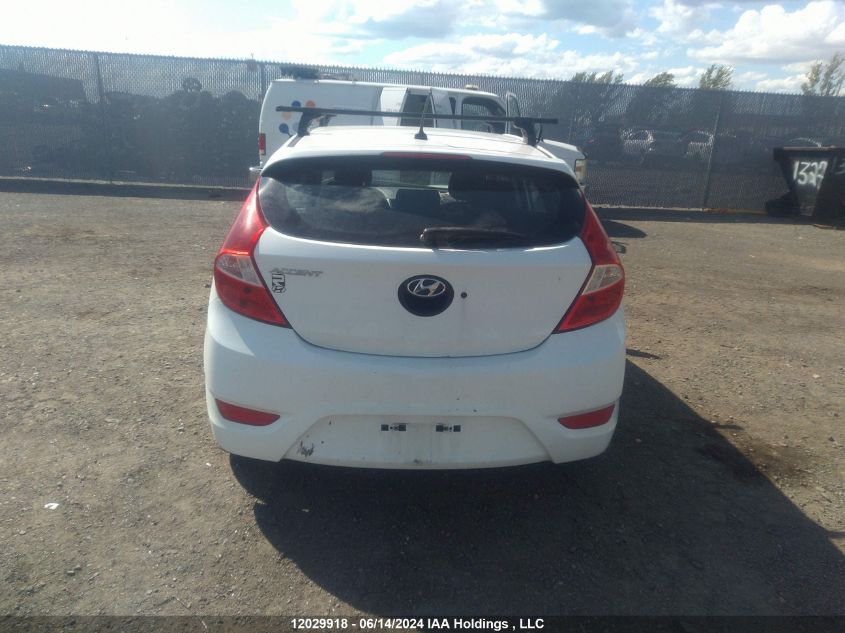 2014 Hyundai Accent Gls/Gs VIN: KMHCT5AE5EU185573 Lot: 12029918