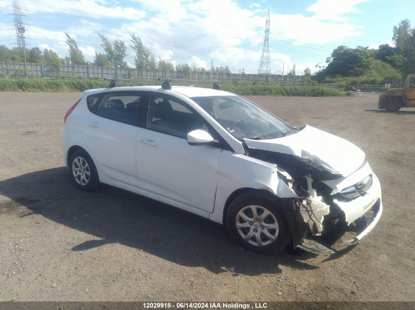 2014 Hyundai Accent Gls/Gs VIN: KMHCT5AE5EU185573 Lot: 12029918