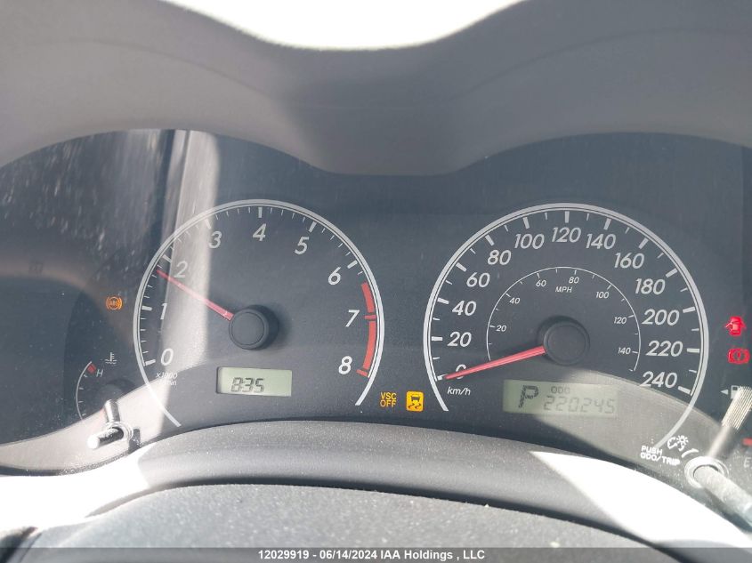 2010 Toyota Corolla VIN: 2T1BU4EEXAC220276 Lot: 12029919