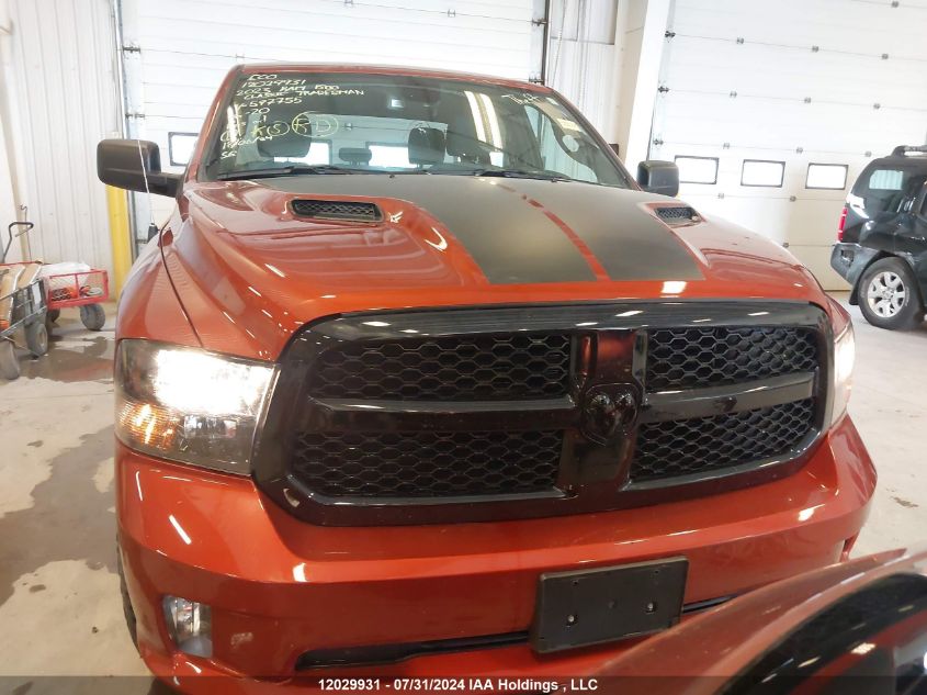 2023 Ram 1500 Classic Tradesman VIN: 1C6RR7KT6PS597755 Lot: 12029931