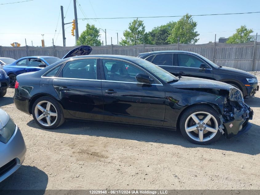 2010 Audi A4 VIN: WAUFFCFL5AN030334 Lot: 12029948
