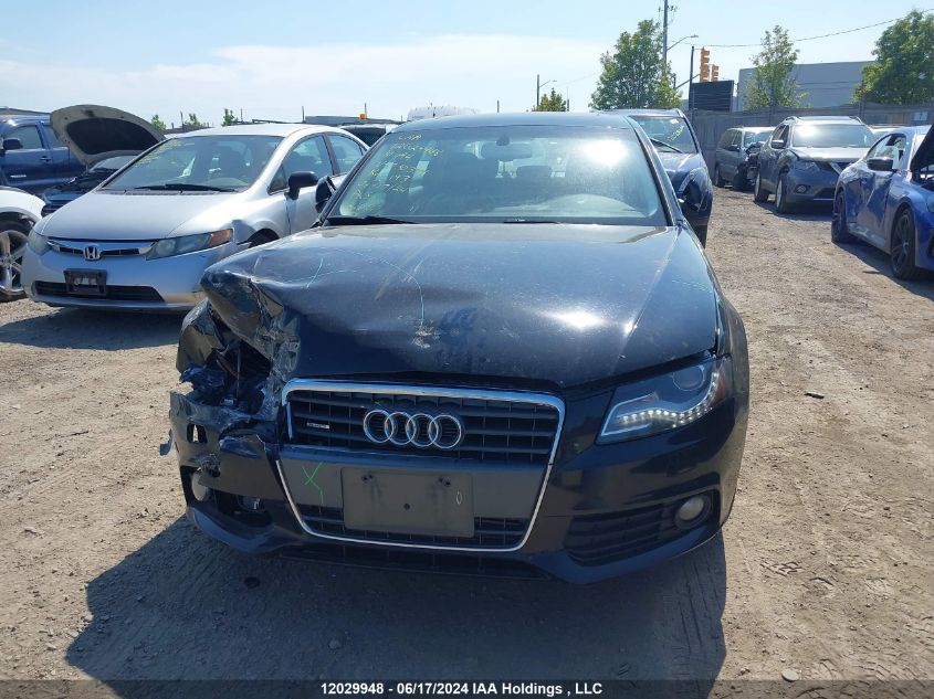 2010 Audi A4 VIN: WAUFFCFL5AN030334 Lot: 12029948