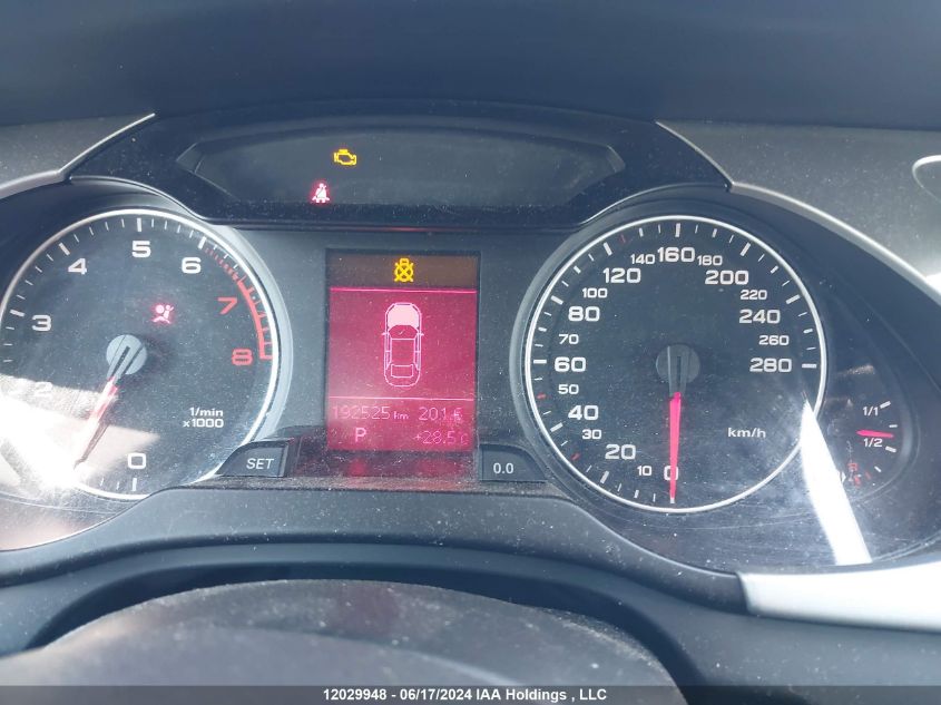 2010 Audi A4 VIN: WAUFFCFL5AN030334 Lot: 12029948