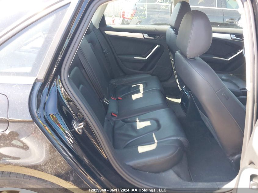 2010 Audi A4 VIN: WAUFFCFL5AN030334 Lot: 12029948