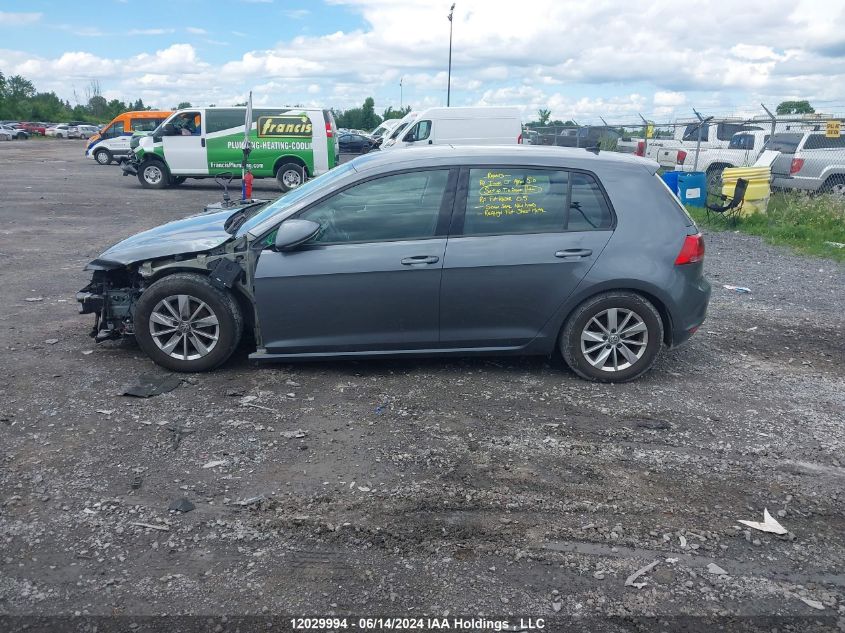 2015 Volkswagen Golf VIN: 3VW217AU7FM084692 Lot: 12029994