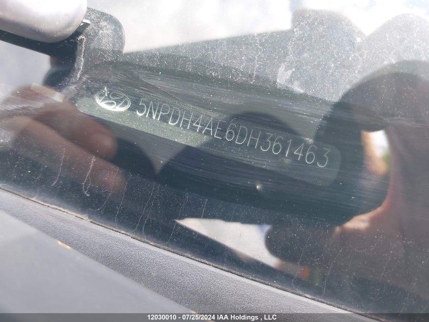 2013 Hyundai Elantra Gls/Limited VIN: 5NPDH4AE6DH361463 Lot: 12030010