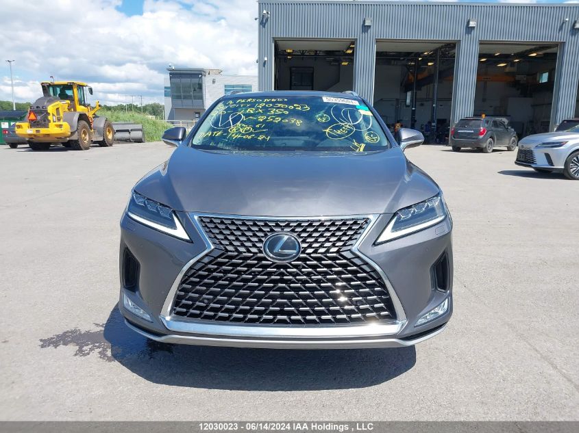 2020 Lexus Rx 350 VIN: 2T2JZMDA8LC252038 Lot: 12030023