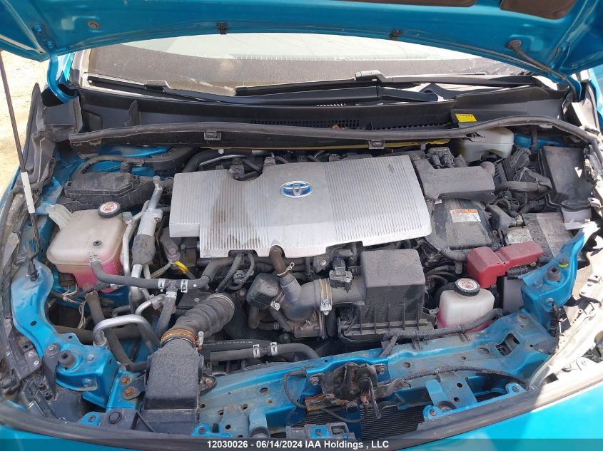 2018 Toyota Prius Prime VIN: JTDKARFP7J3077253 Lot: 12030026