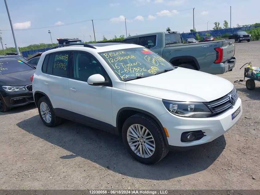 WVGJV7AX3GW547356 2016 Volkswagen Tiguan auction photo 1