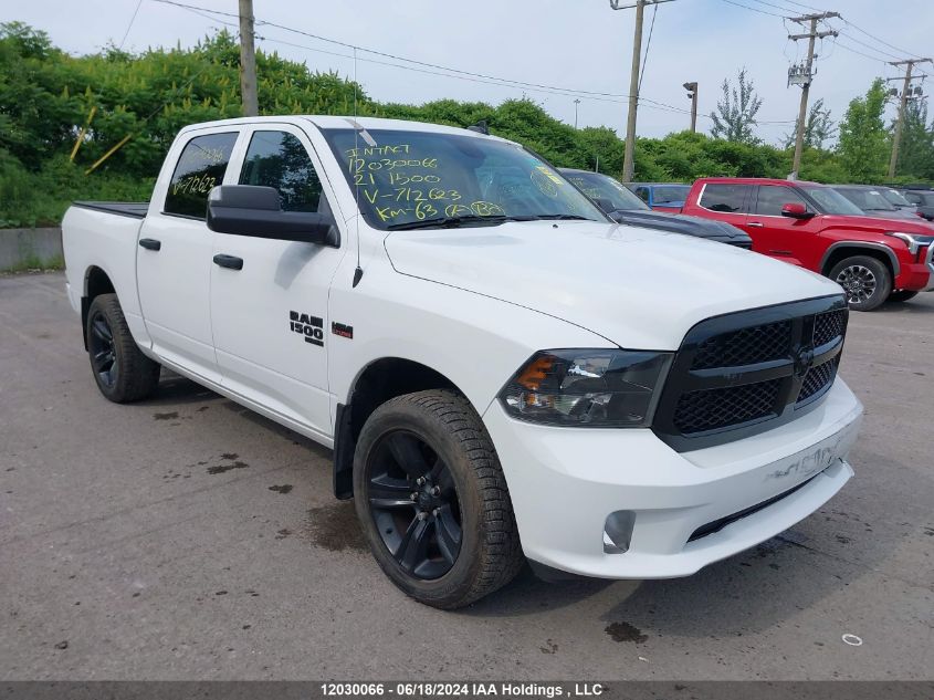 2021 Dodge Ram 1500 VIN: 3C6RR7KT3MG712623 Lot: 12030066