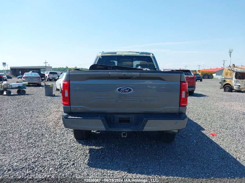 2022 Ford F150 Supercrew VIN: 1FTFW1E5XNFB75718 Lot: 12030067