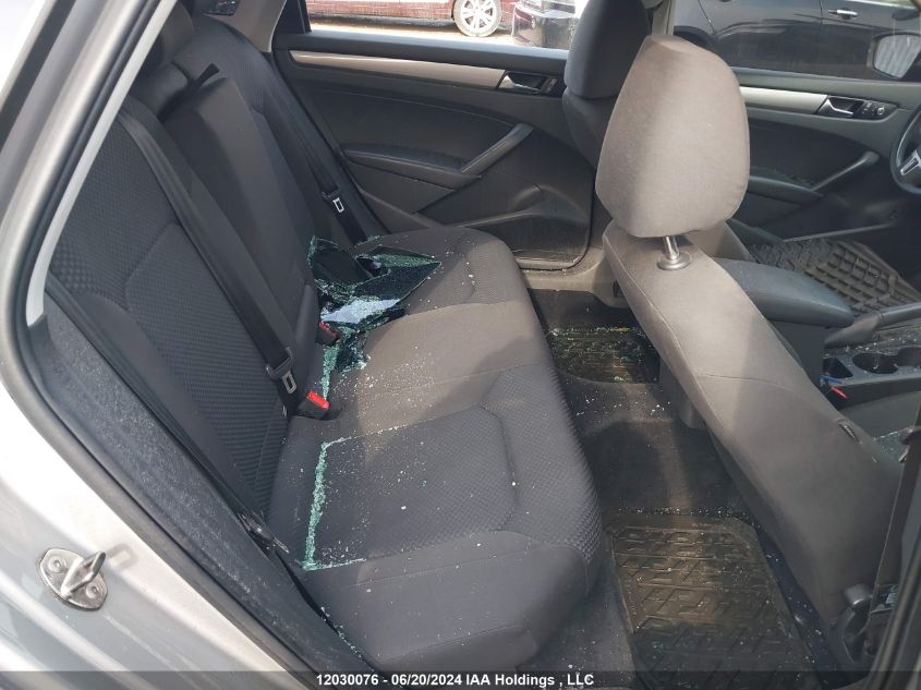 2013 Volkswagen Passat VIN: 1VWAH7A34DC008117 Lot: 12030076