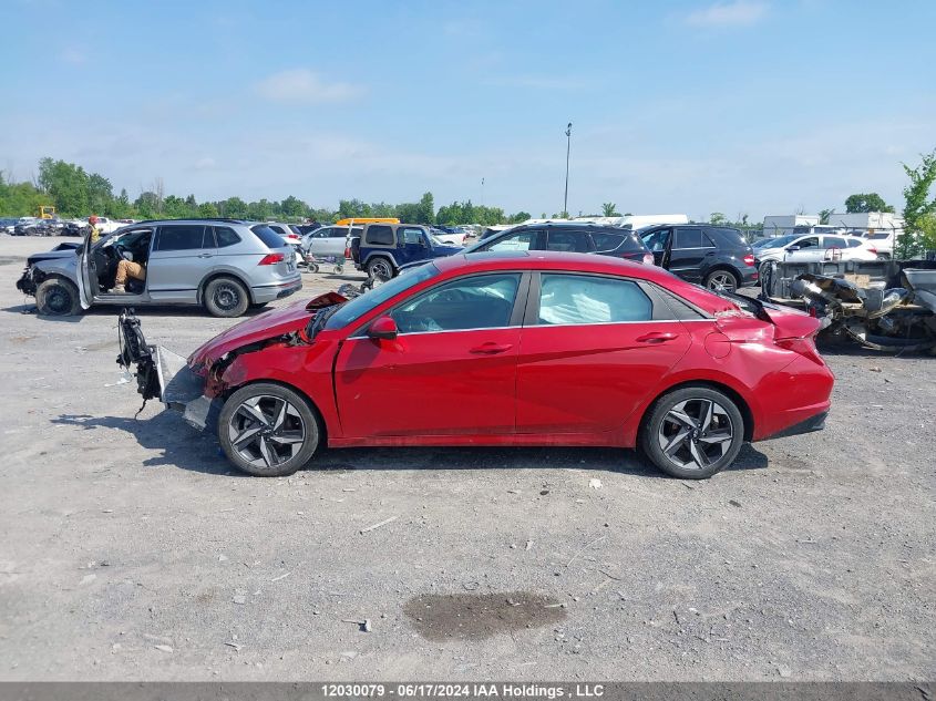 2022 Hyundai Elantra Ultimate Ivt With Tech Package VIN: KMHLN4AG8NU286855 Lot: 12030079