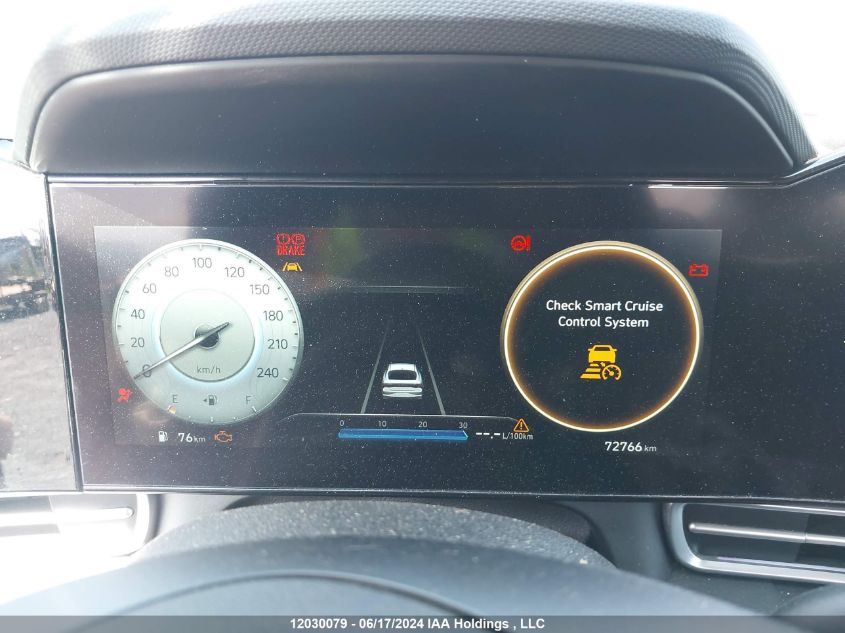 2022 Hyundai Elantra Ultimate Ivt With Tech Package VIN: KMHLN4AG8NU286855 Lot: 12030079