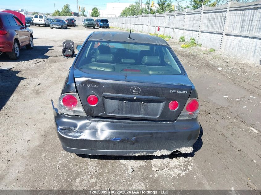 2004 Lexus Is 300 300 VIN: JTHBD192340089784 Lot: 12030089