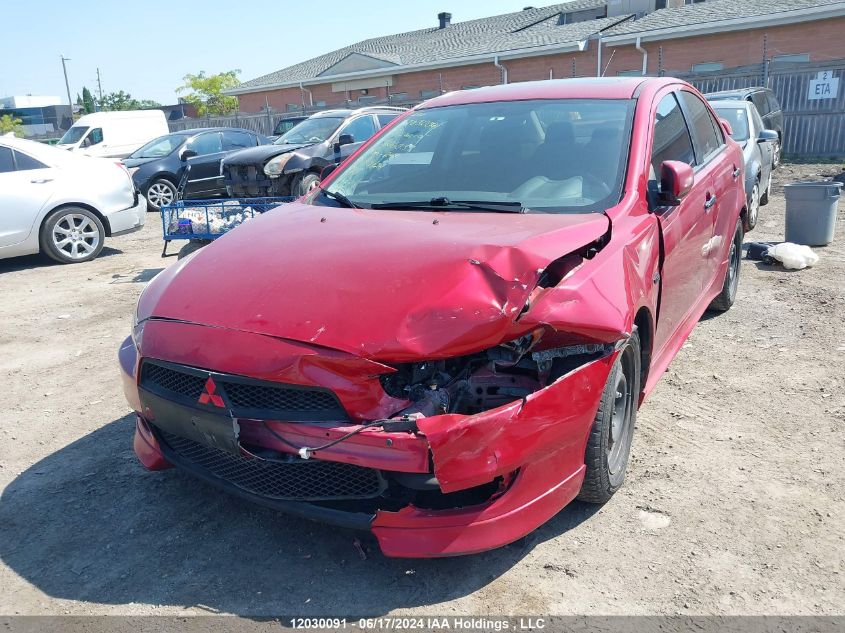 2008 Mitsubishi Lancer VIN: JA3AU26U38U606037 Lot: 12030091