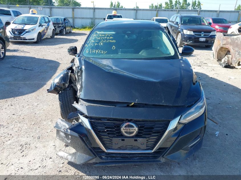 2021 Nissan Sentra VIN: 3N1AB8DV2MY222900 Lot: 12030095
