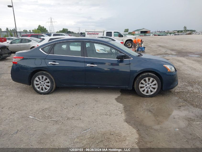 2013 Nissan Sentra VIN: 3N1AB7APXDL716452 Lot: 12030103