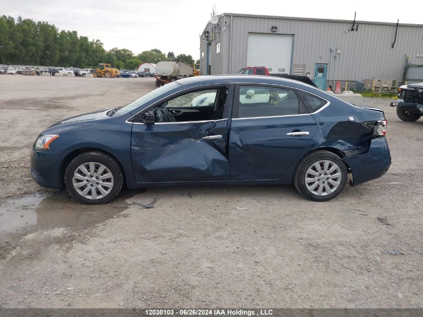 2013 Nissan Sentra VIN: 3N1AB7APXDL716452 Lot: 12030103