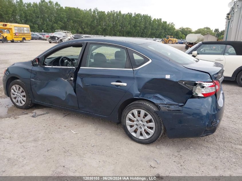 2013 Nissan Sentra VIN: 3N1AB7APXDL716452 Lot: 12030103