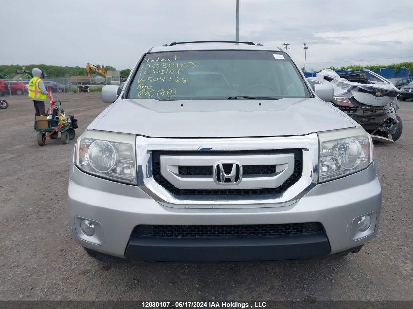 2011 Honda Pilot VIN: 5FNYF4H92BB504128 Lot: 12030107