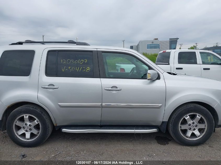 2011 Honda Pilot VIN: 5FNYF4H92BB504128 Lot: 12030107