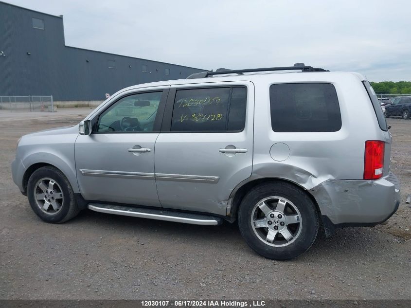 2011 Honda Pilot VIN: 5FNYF4H92BB504128 Lot: 12030107