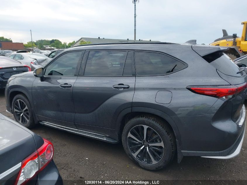 2021 Toyota Highlander VIN: 5TDLZRBH8MS127219 Lot: 12030114