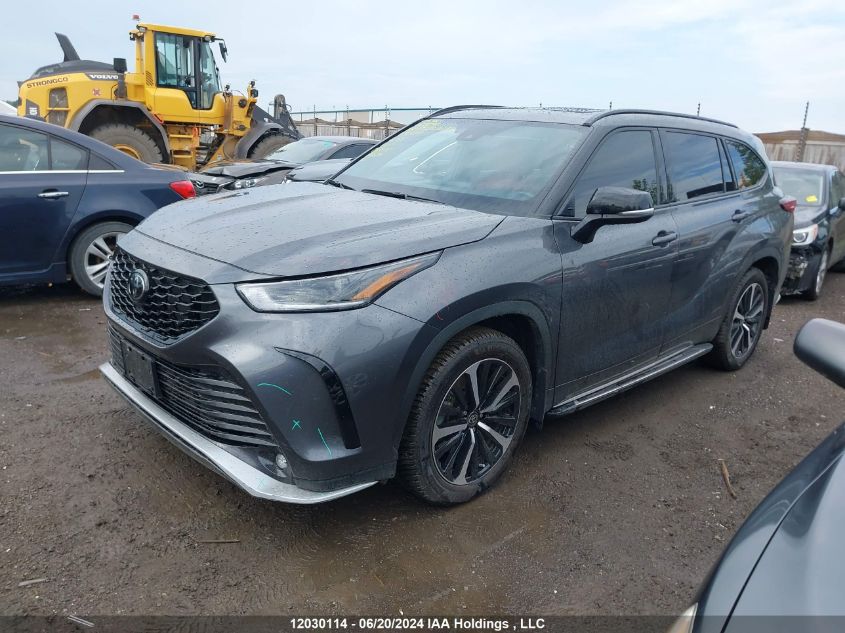 2021 Toyota Highlander VIN: 5TDLZRBH8MS127219 Lot: 12030114