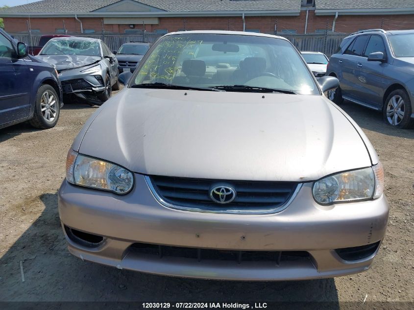 2001 Toyota Corolla VIN: 2T1BR12E41C836818 Lot: 12030129