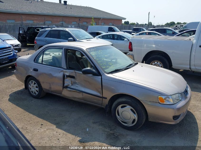 2001 Toyota Corolla VIN: 2T1BR12E41C836818 Lot: 12030129