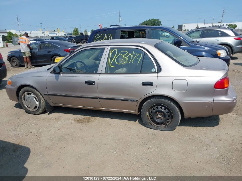 2001 Toyota Corolla VIN: 2T1BR12E41C836818 Lot: 12030129