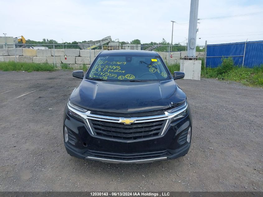 2023 Chevrolet Equinox VIN: 3GNAXUEG0PL147355 Lot: 12030143