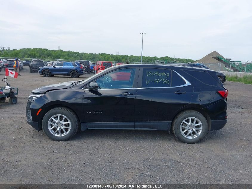 2023 Chevrolet Equinox VIN: 3GNAXUEG0PL147355 Lot: 12030143