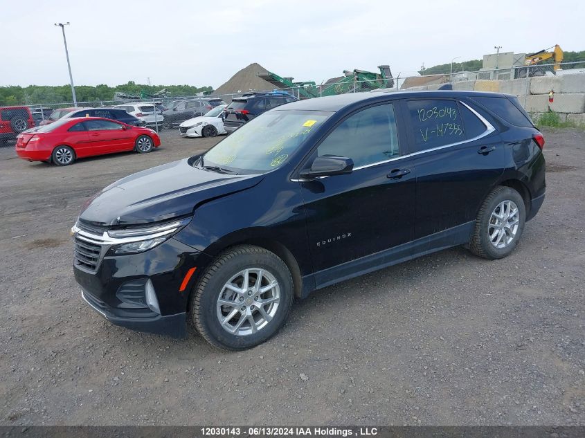 2023 Chevrolet Equinox VIN: 3GNAXUEG0PL147355 Lot: 12030143