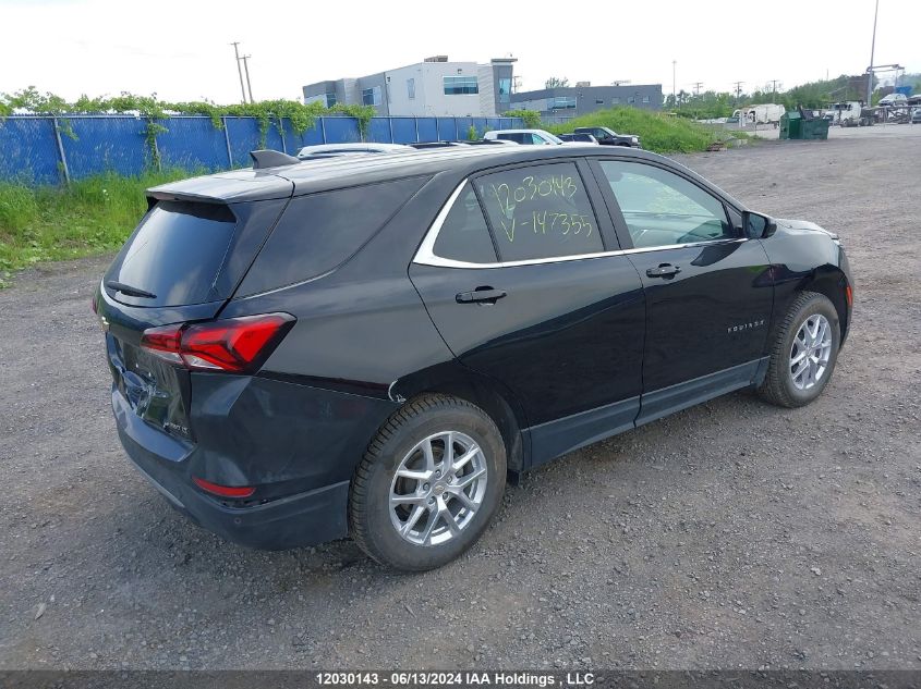 2023 Chevrolet Equinox VIN: 3GNAXUEG0PL147355 Lot: 12030143